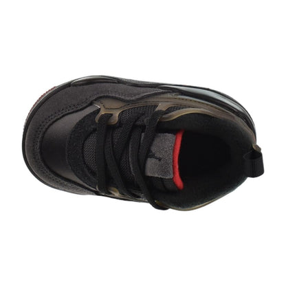 Jordan 4 RM Toddlers' Shoes Black/Varsity Red fq7937-060