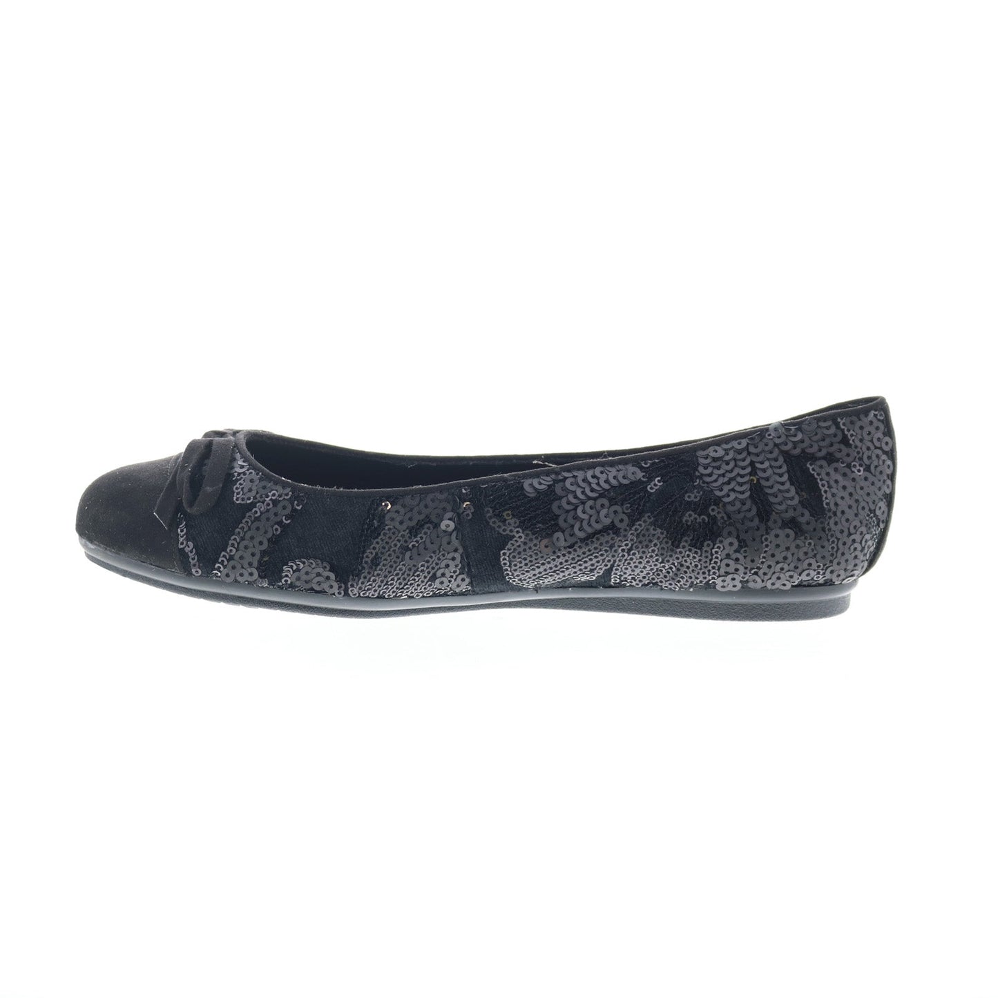 Easy Spirit Gail 2 Martha Stewart Womens Black Wide Ballet Flats Shoes