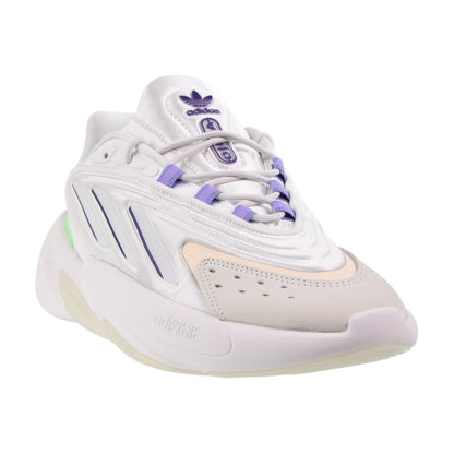 Adidas Ozelia Women's Shoes Cloud White-Dark Purple-Beam Green