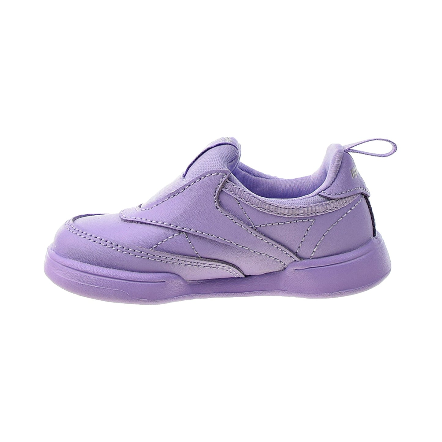 Reebok Cardi B Coated Club C Slip On Toddlers' Shoes Crisp Purple-Quartz Met