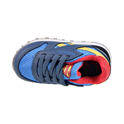Reebok X DC Classic Leather "Superman" Toddlers Shoes Upbeat Blue-Redtastic