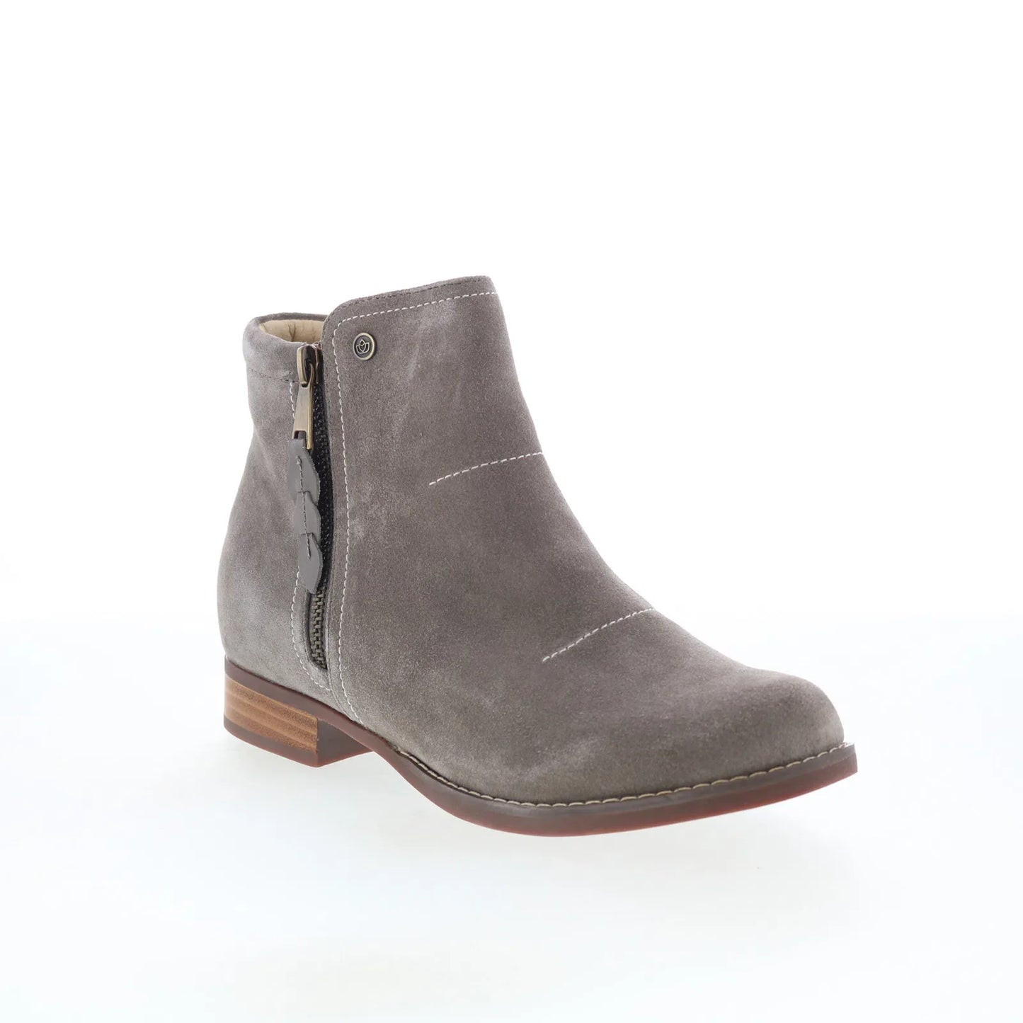 Spenco Ivy Boot Dove SP1043DOV Womens Gray Suede Ankle & Booties Boots