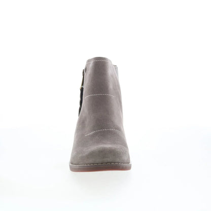 Spenco Ivy Boot Dove SP1043DOV Womens Gray Suede Ankle & Booties Boots