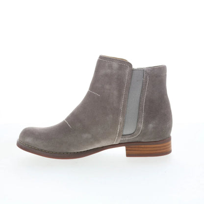 Spenco Ivy Boot Dove SP1043DOV Womens Gray Suede Ankle & Booties Boots