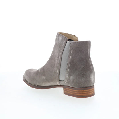 Spenco Ivy Boot Dove SP1043DOV Womens Gray Suede Ankle & Booties Boots