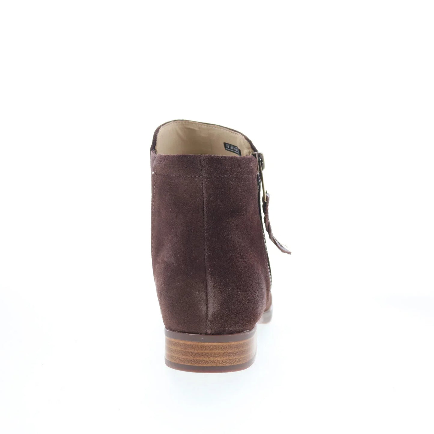 Spenco Ivy Boot SP1043FFR Womens Brown Wide Suede Ankle & Booties Boots