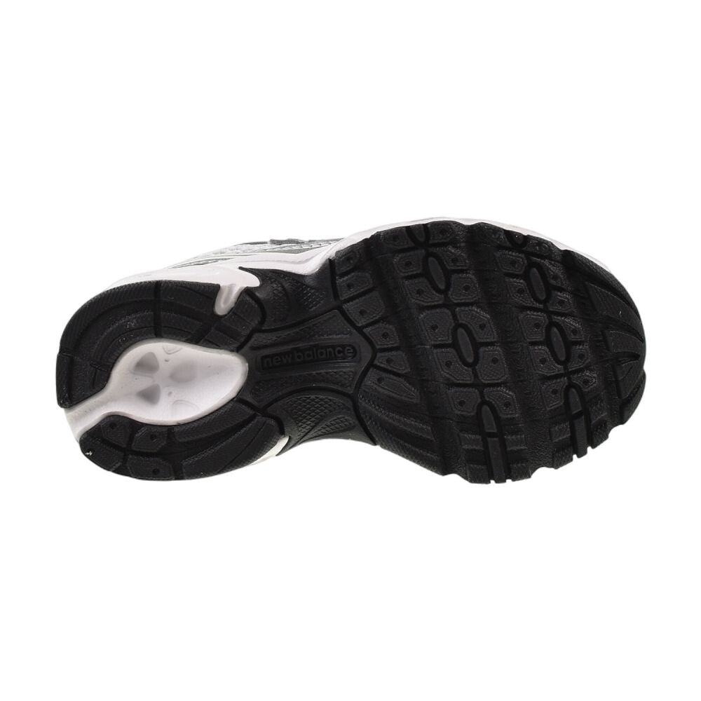 New Balance 740 Bungee Lace Toddlers' Shoes White/Silver Metallic/Black