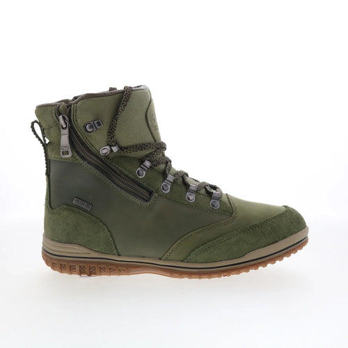 Pajar Janah 52558 Womens Green Suede Lace Up Ankle & Booties Boots