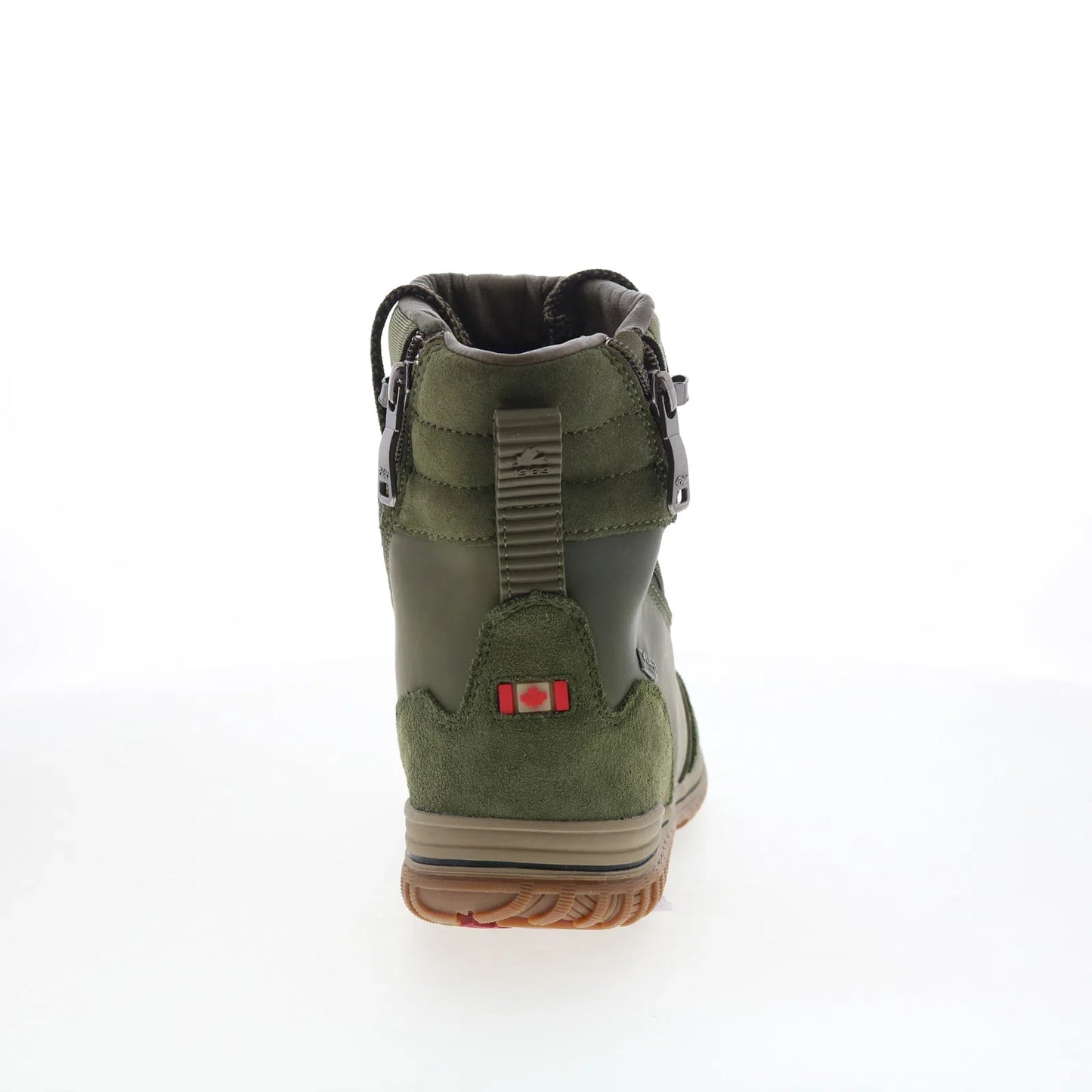 Pajar Janah 52558 Womens Green Suede Lace Up Ankle & Booties Boots