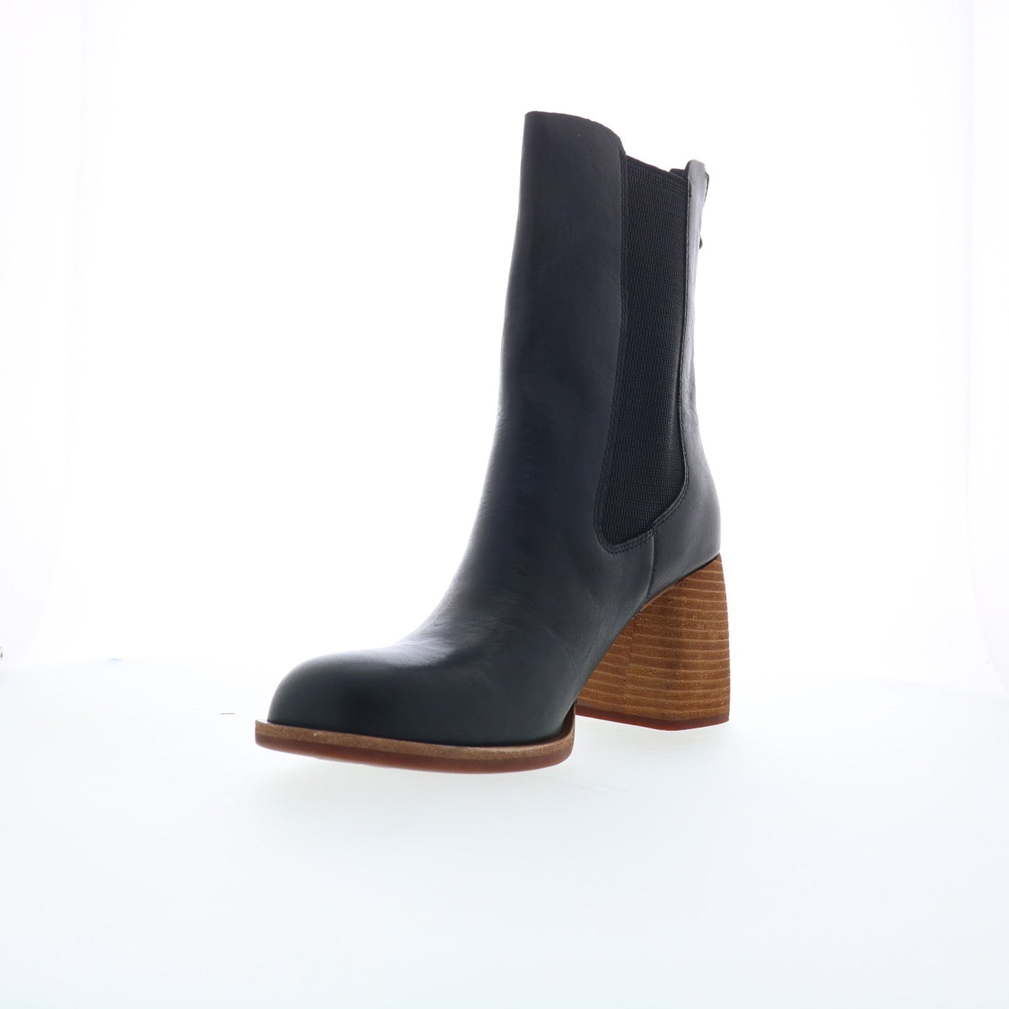 Kork-Ease Arline KE0022203 Womens Black Leather Ankle & Booties Boots