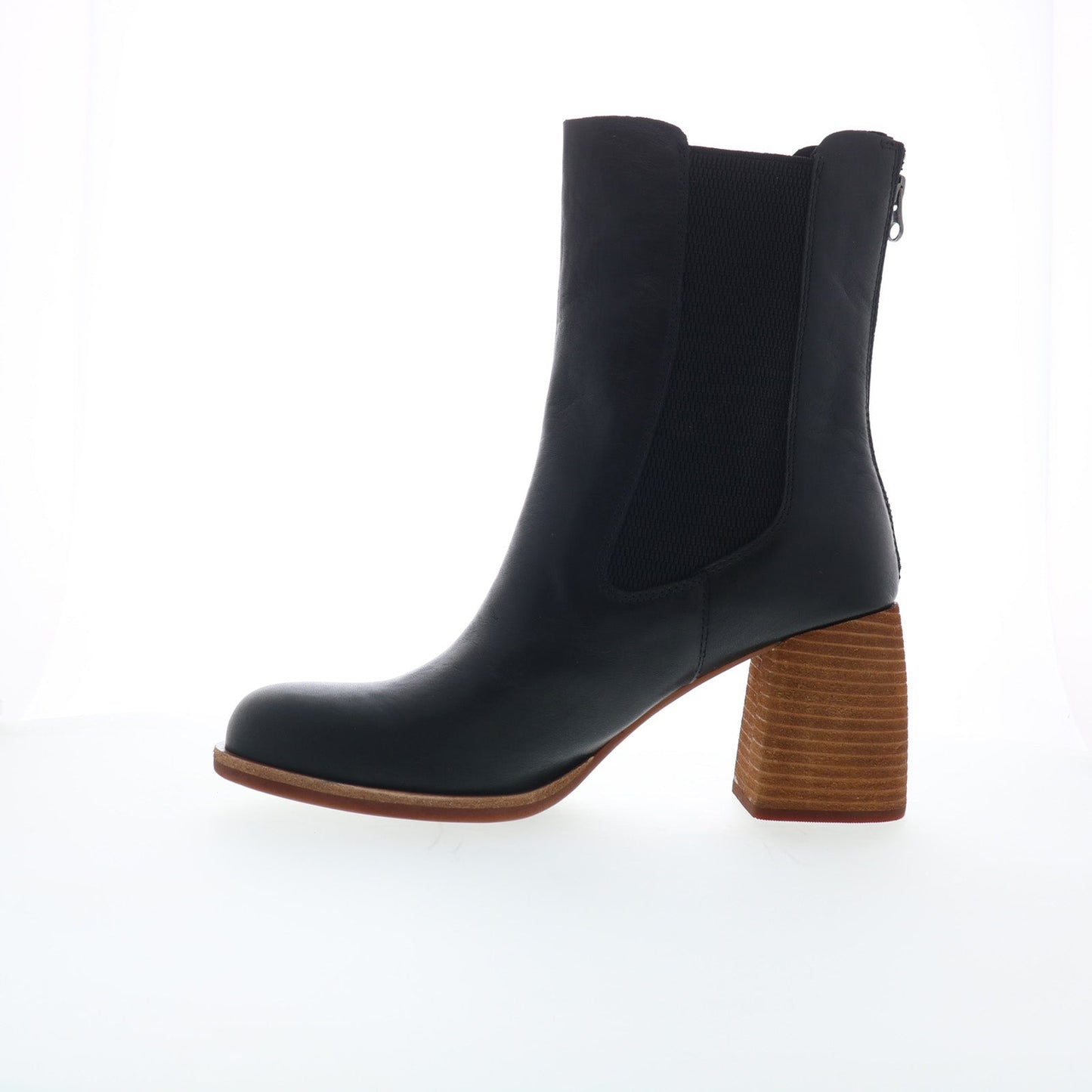 Kork-Ease Arline KE0022203 Womens Black Leather Ankle & Booties Boots