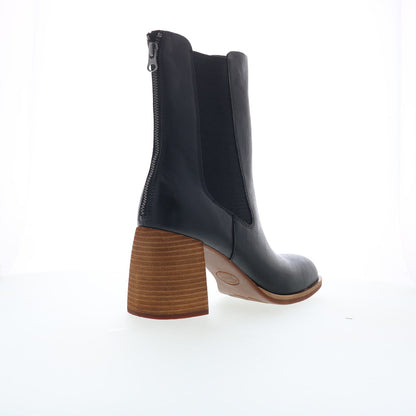Kork-Ease Arline KE0022203 Womens Black Leather Ankle & Booties Boots