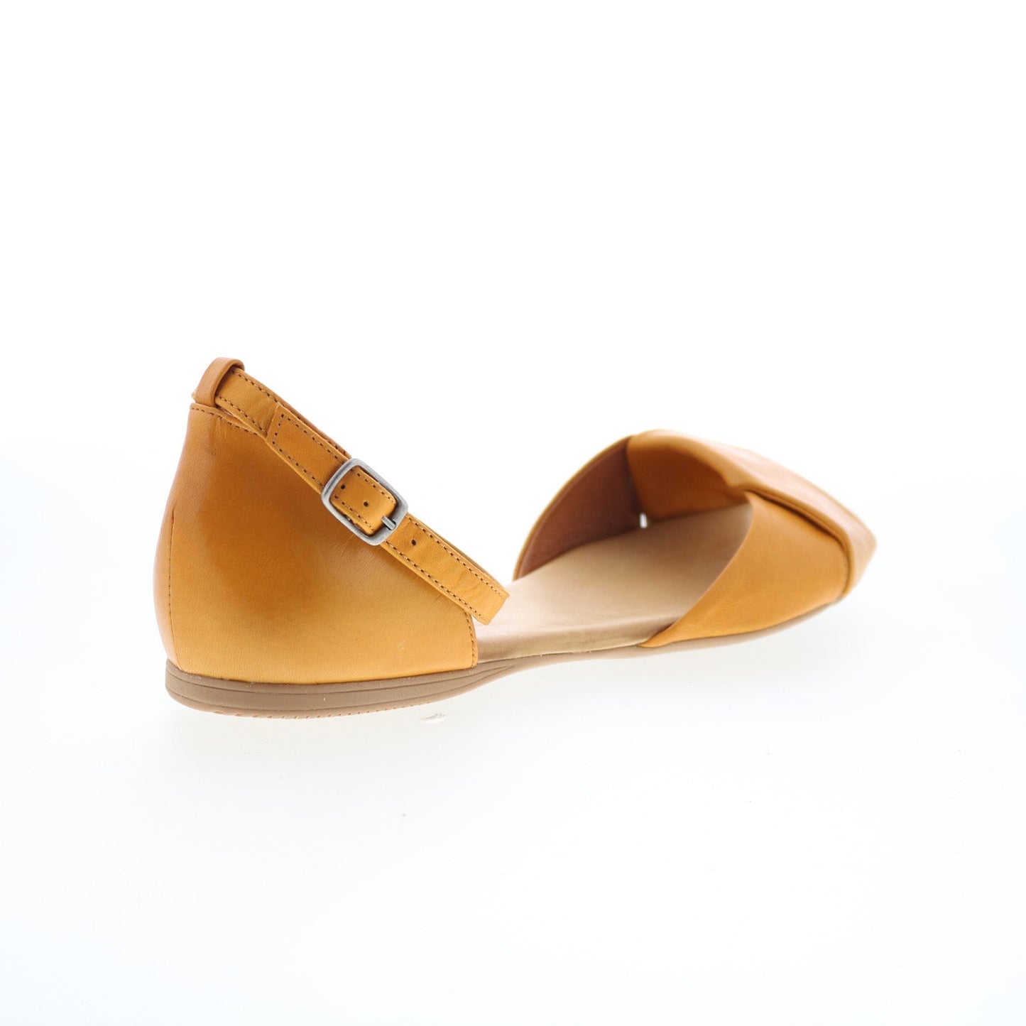 Miz Mooz Kendria Womens Brown Leather Hook & Loop Strap Sandals Shoes