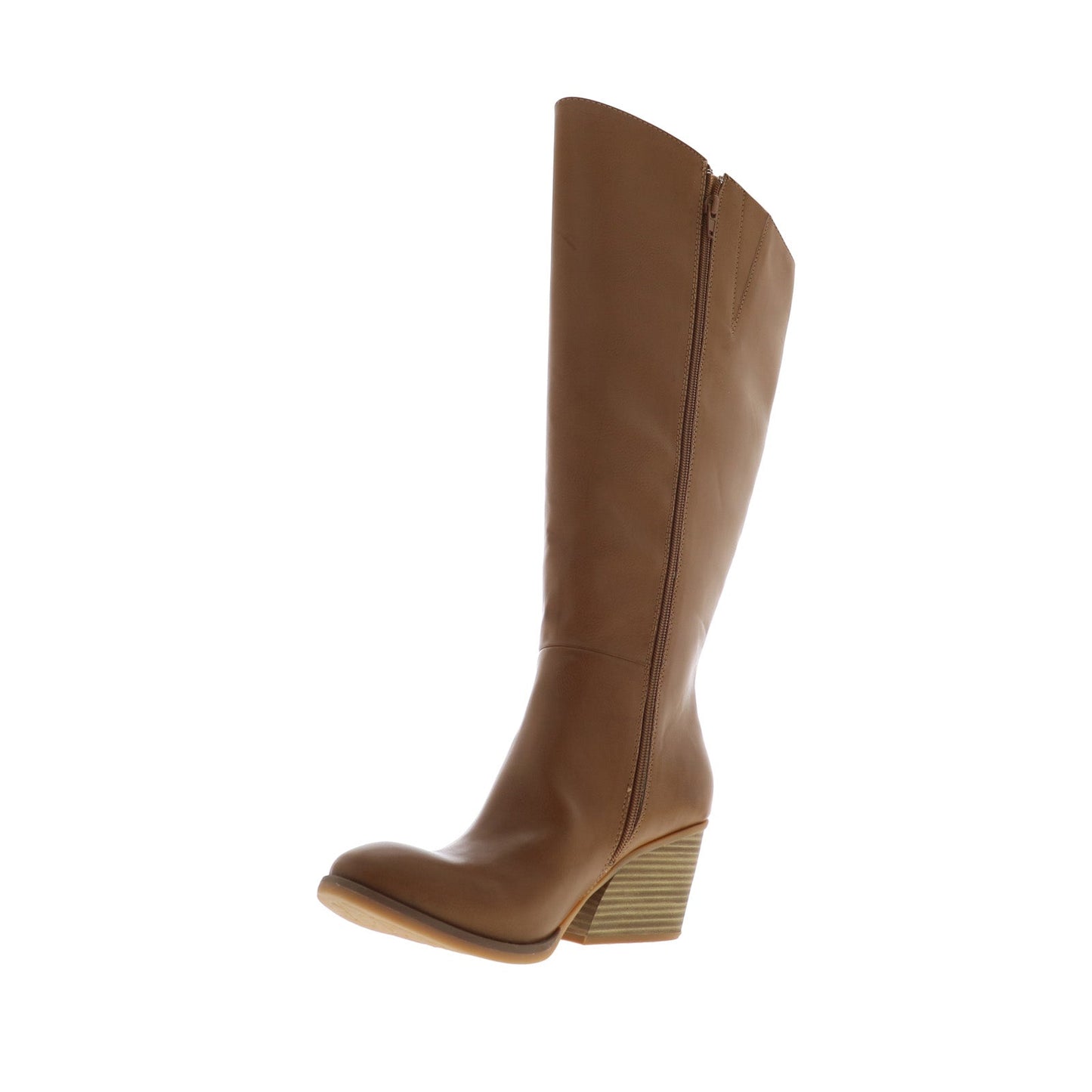 Korks Harley KR0016016 Womens Brown Leather Zipper Casual Dress Boots