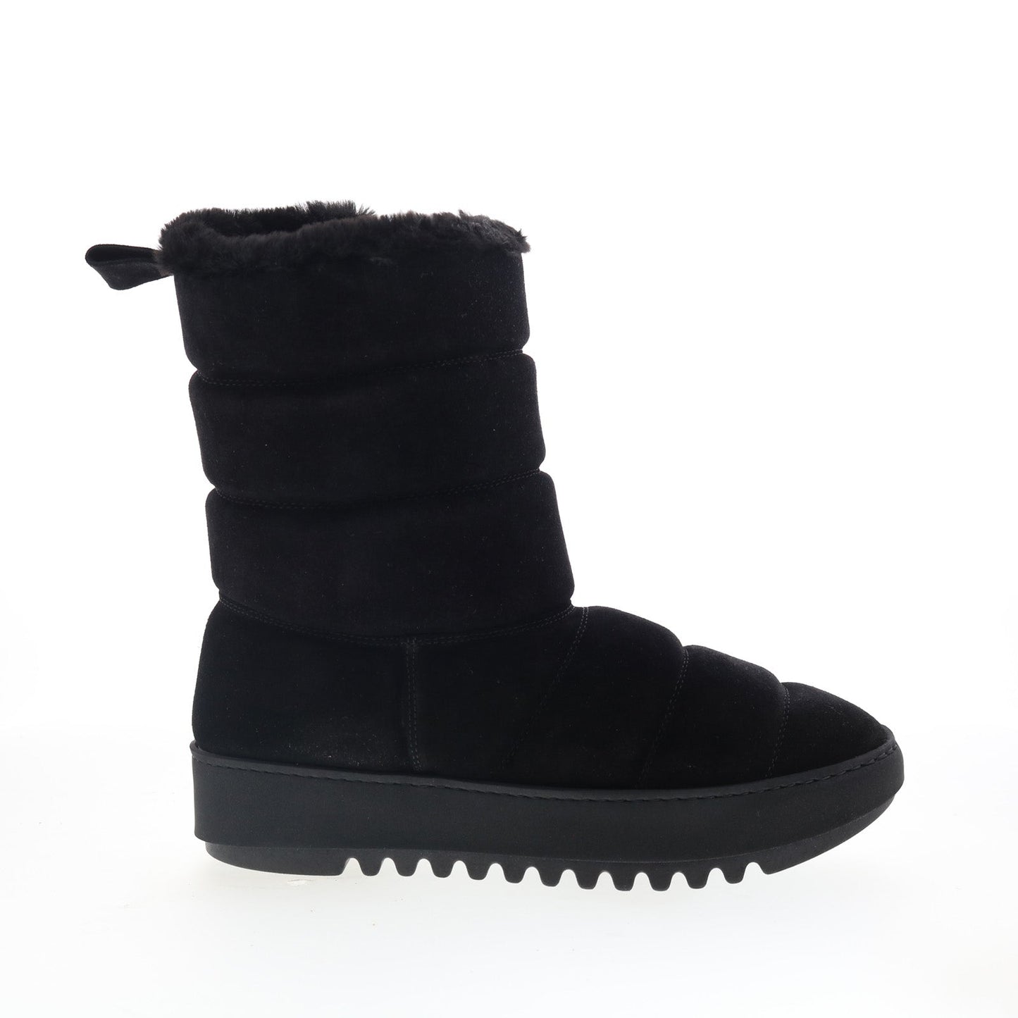 Aquatalia Alcee Waterproof L495201 Womens Black Suede Casual Dress Boots