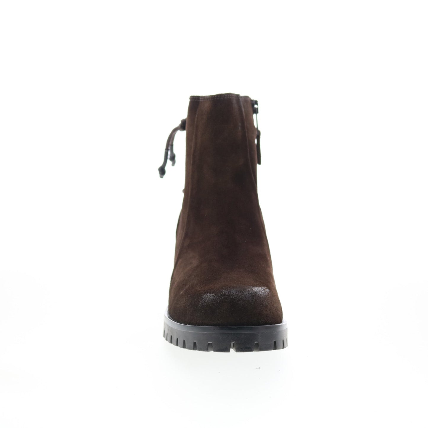 Miz Mooz Maiden Womens Brown Suede Zipper Ankle & Booties Boots