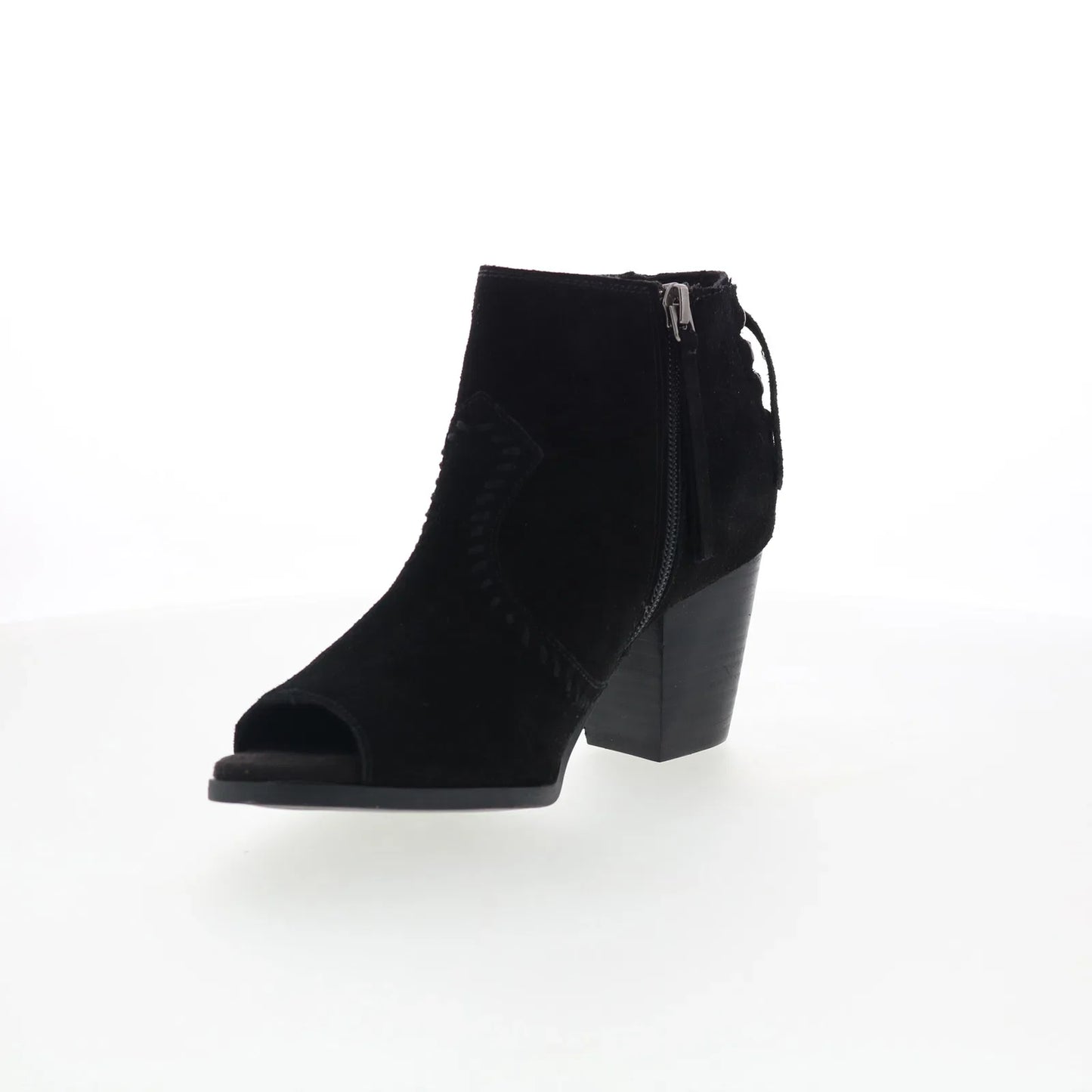 Minnetonka Melanie Bootie 81000 Womens Black Suede Ankle & Booties Boots