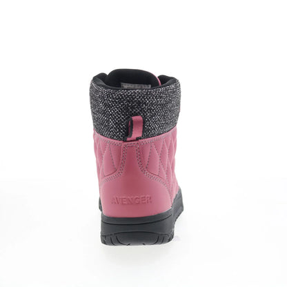 Avenger Metro Composite Toe Electrical Hazard Womens Pink Wide Work Boots