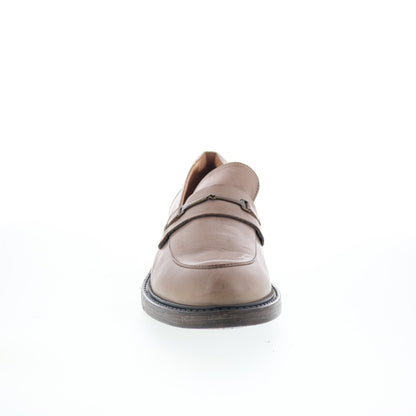 Miz Mooz Monnie Womens Beige Leather Slip On Loafers & Slip Ons Casual Shoes
