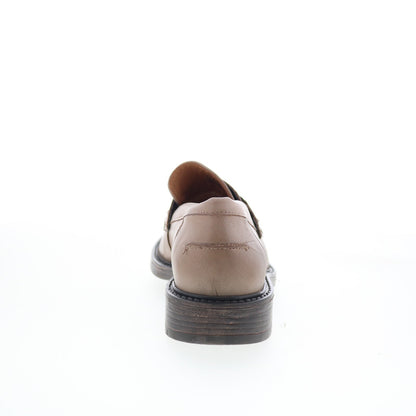 Miz Mooz Monnie Womens Beige Leather Slip On Loafers & Slip Ons Casual Shoes