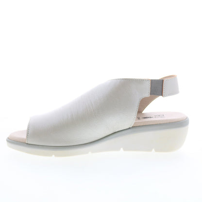 Fly London Nily NILY940FLY-001 Womens Silver Leather Strap Sandals Shoes
