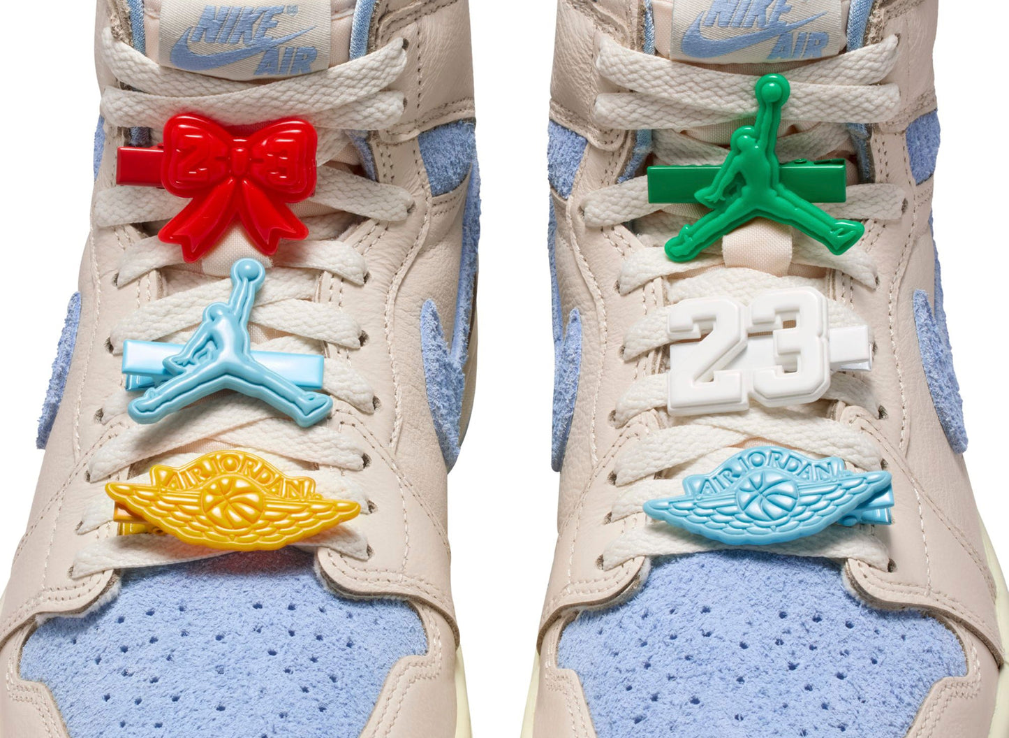 Women's Air Jordan 1 Retro Hi OG in Pale Ivory / Psychic Blue
