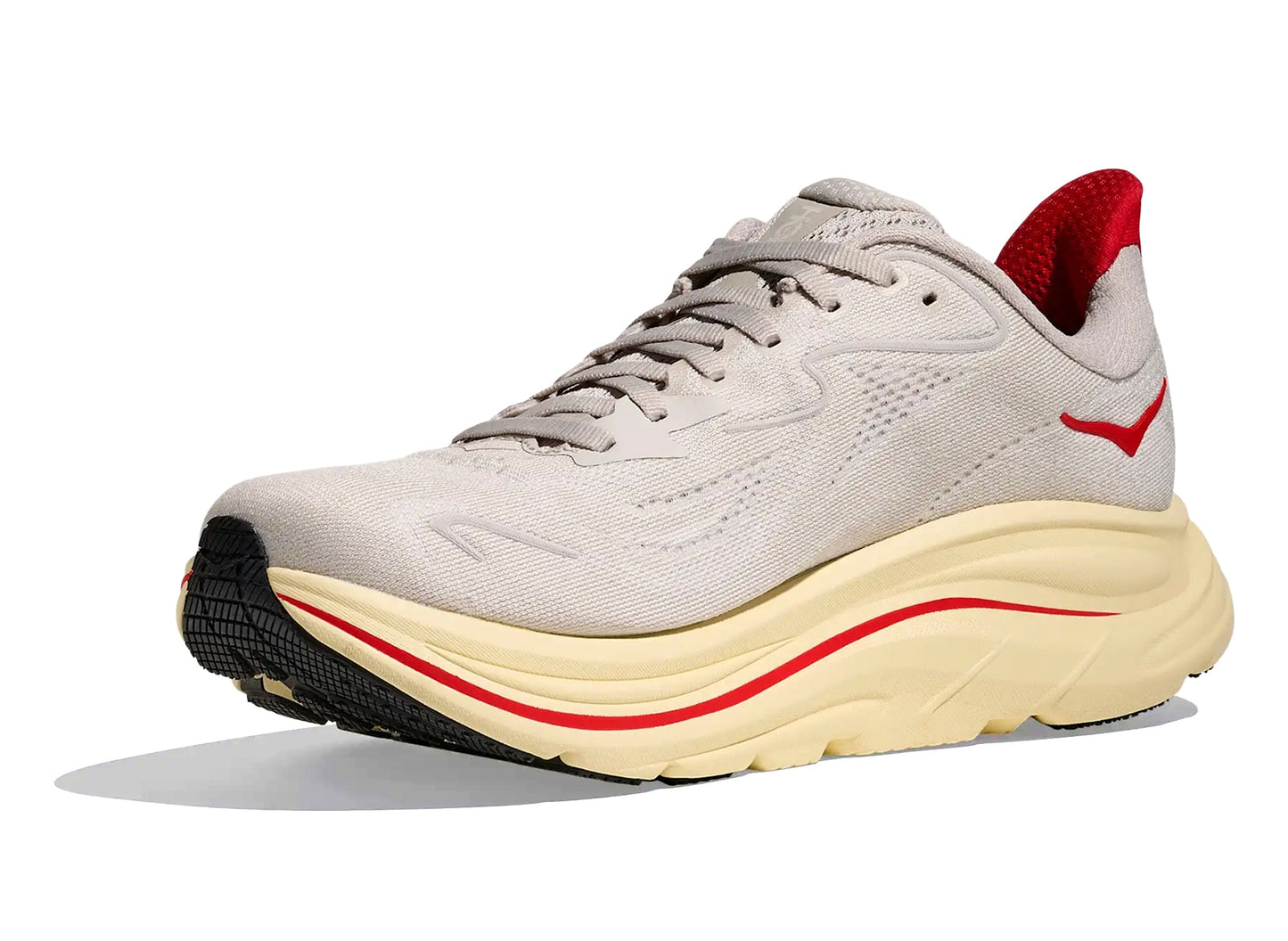 Women's Hoka Clifton 10 'Stucco / Cerise'
