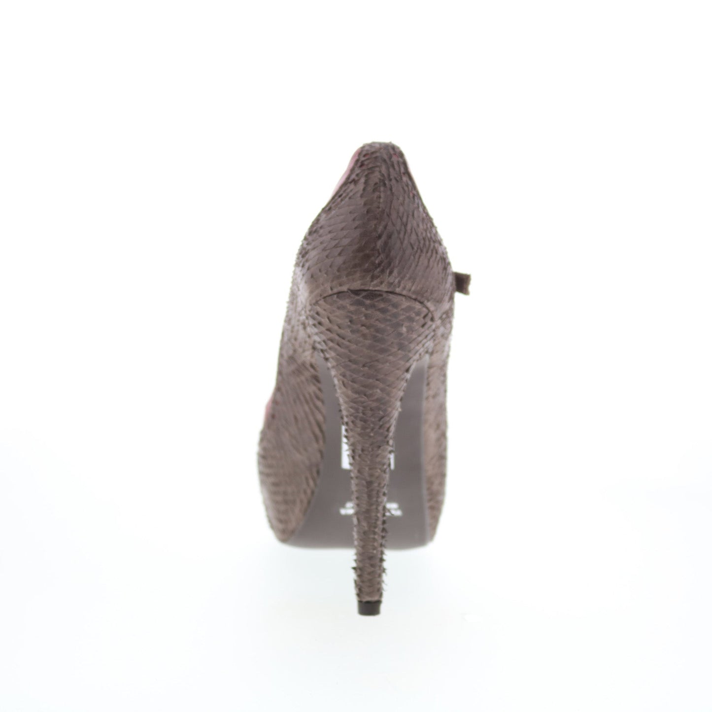 RD Company W-RD1 Womens Brown Leather Hook & Loop Pumps Heels Shoes