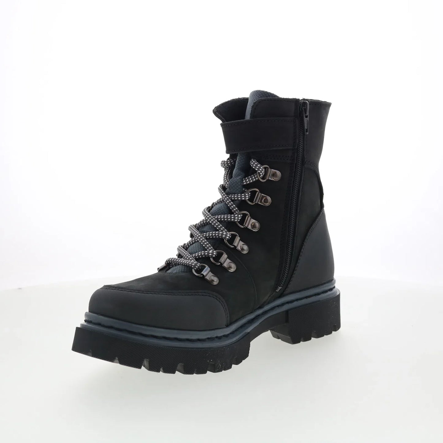 Pajar Remie PDPAB00596.01 Womens Black Nubuck Zipper Casual Dress Boots