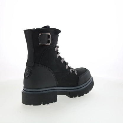 Pajar Remie PDPAB00596.01 Womens Black Nubuck Zipper Casual Dress Boots