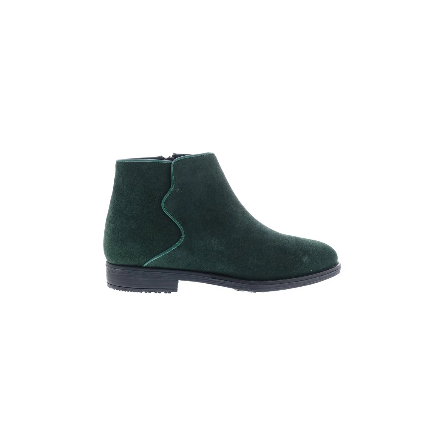 Bos. & Co. Rural Womens Green Suede Zipper Ankle & Booties Boots