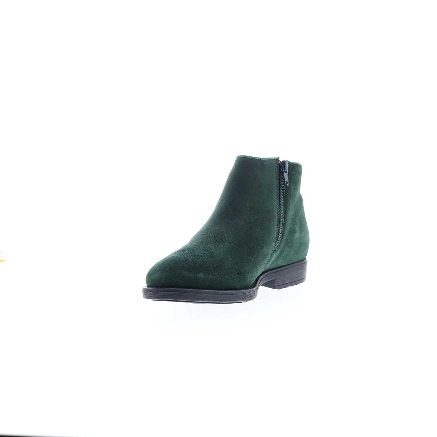 Bos. & Co. Rural Womens Green Suede Zipper Ankle & Booties Boots