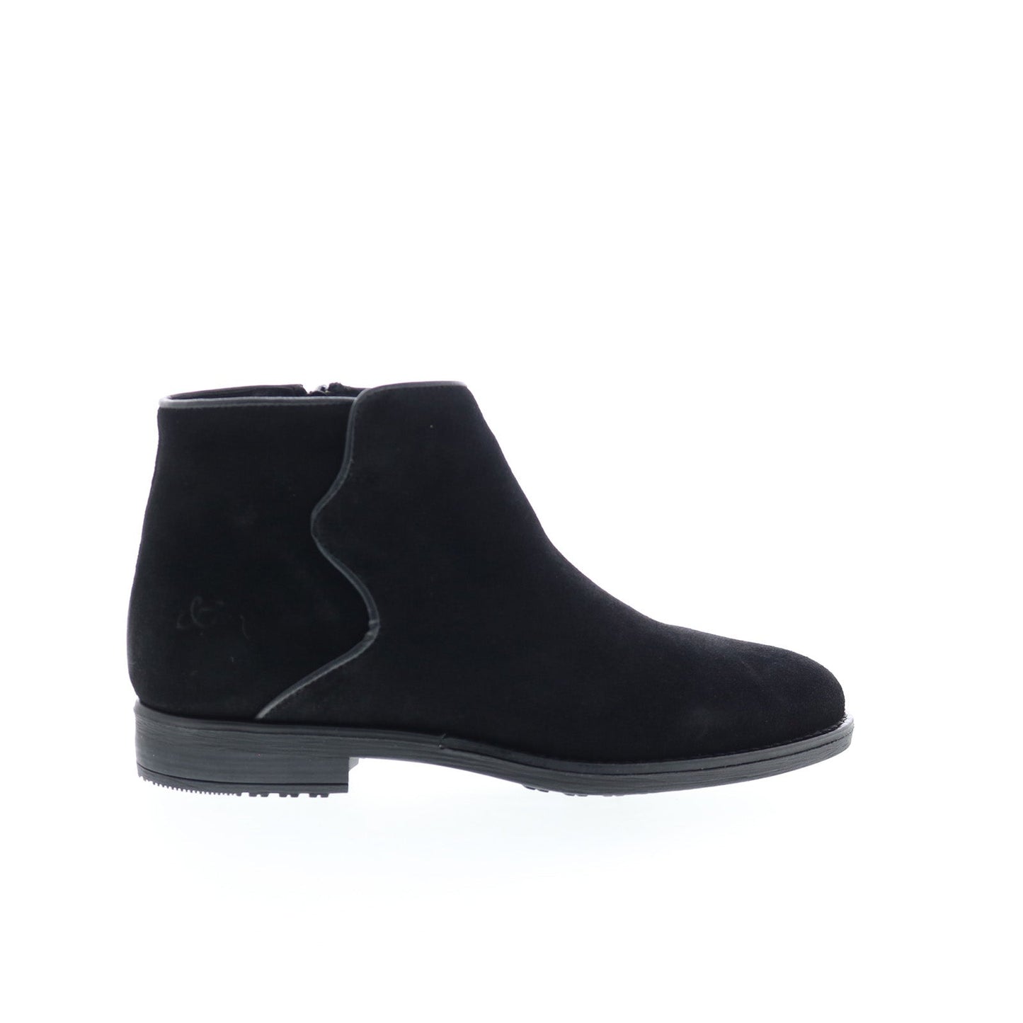 Bos. & Co. Rural Womens Black Suede Zipper Ankle & Booties Boots