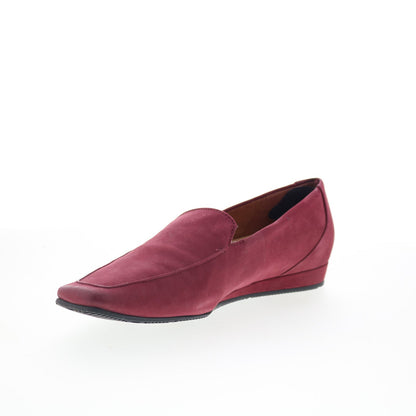 SoftWalk Vista S2259-662 Womens Burgundy Nubuck Loafer Flats Shoes