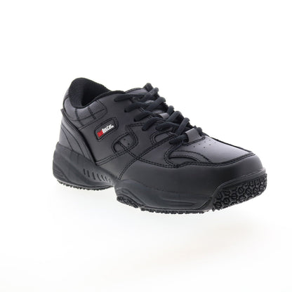SkidBuster Oxford Slip Resistant S5055 Womens Black Wide Work & Safety Shoes