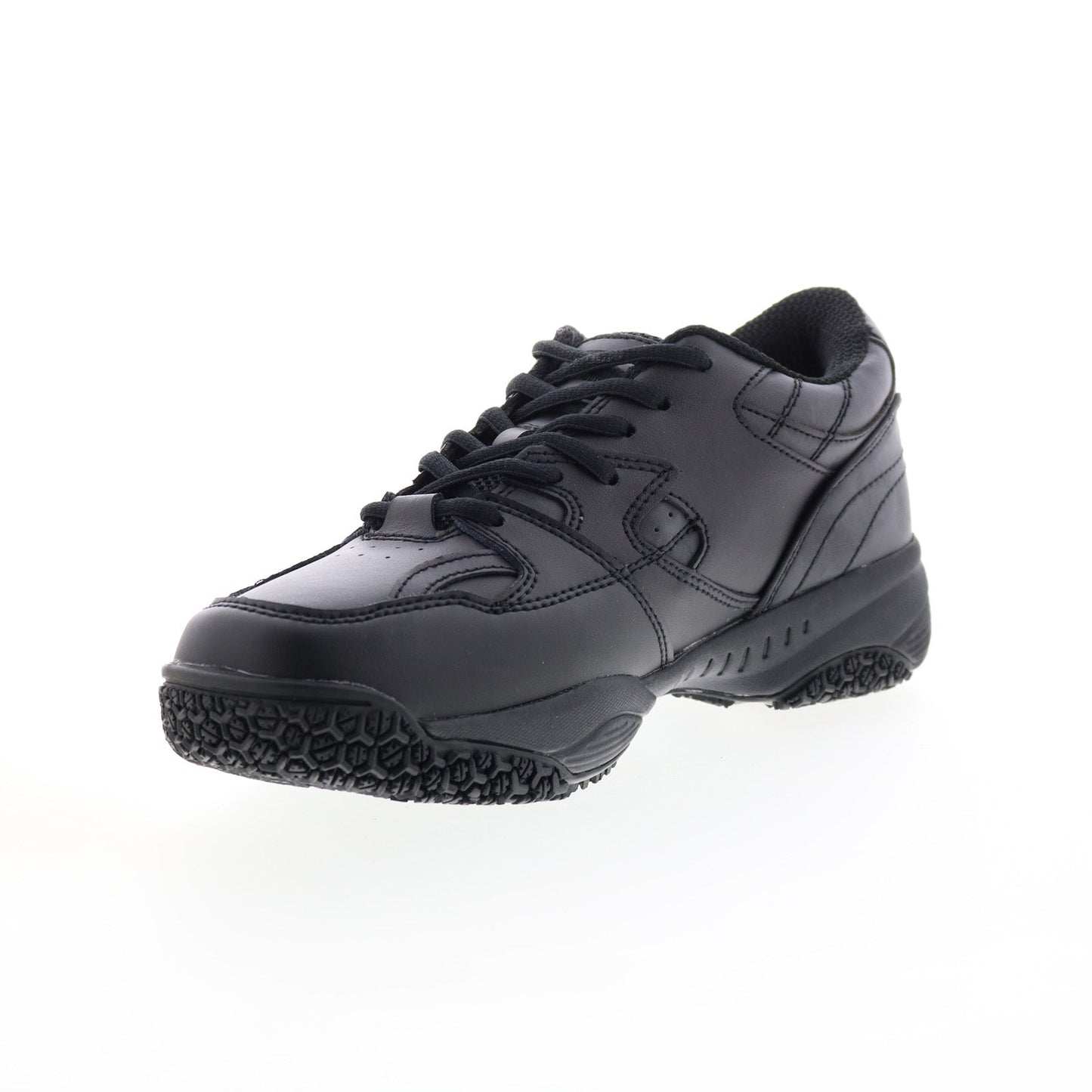 SkidBuster Oxford Slip Resistant S5055 Womens Black Wide Work & Safety Shoes