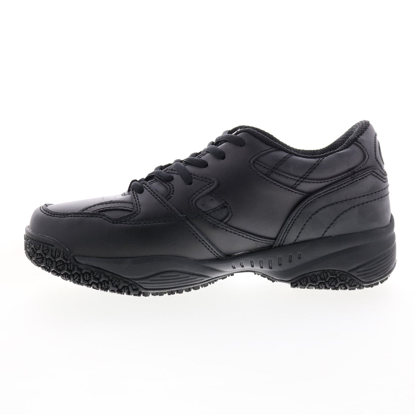 SkidBuster Oxford Slip Resistant S5055 Womens Black Wide Work & Safety Shoes