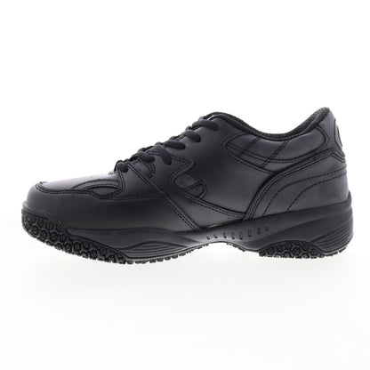 SkidBuster Oxford Slip Resistant S5055 Womens Black Wide Work & Safety Shoes