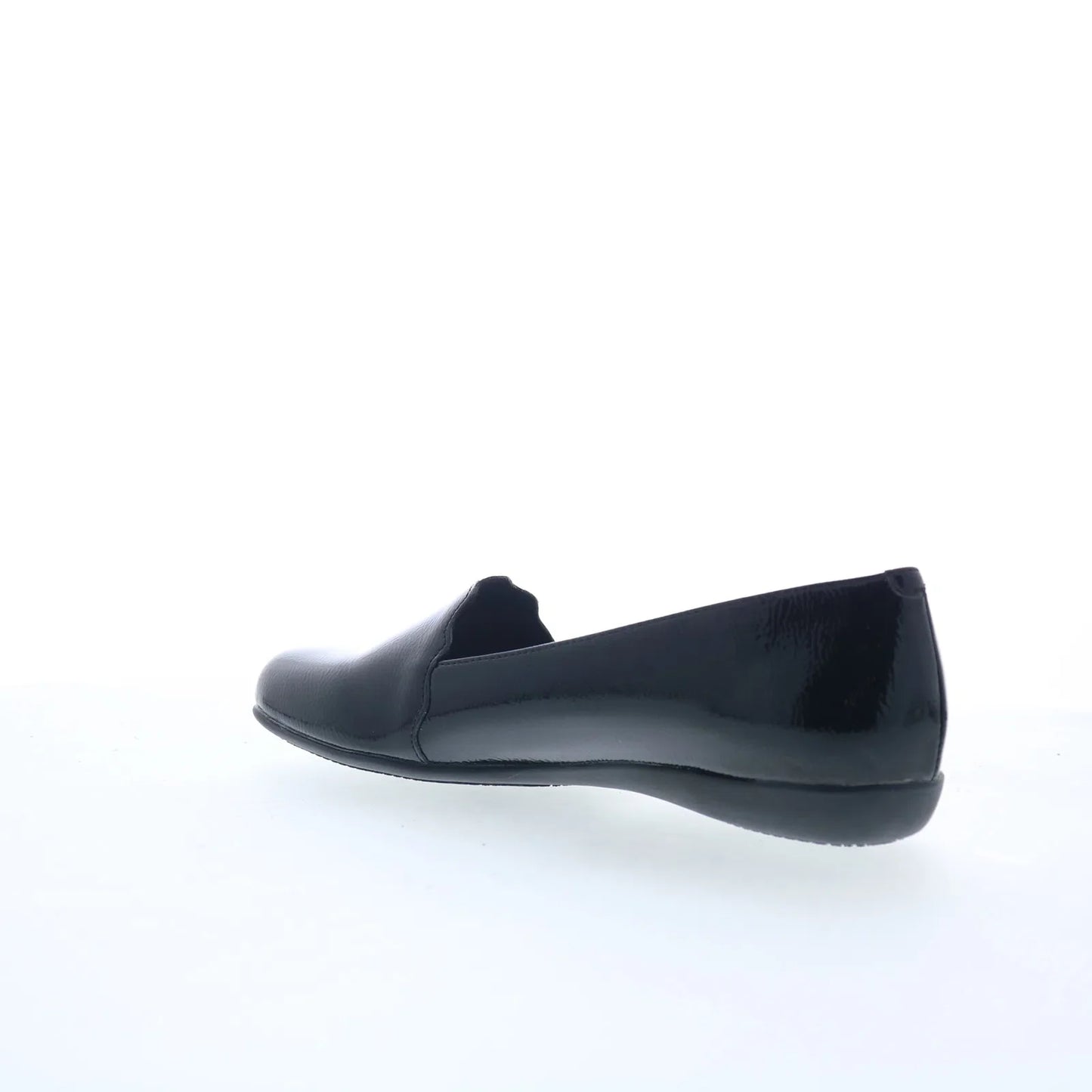 Trotters Sage T2236-005 Womens Black Patent Leather Loafer Flats Shoes