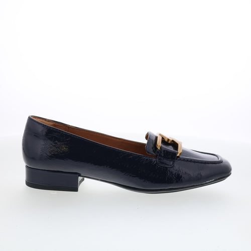 Sofft Erica SF00908 Womens Blue Leather Slip On Loafer Flats Shoes