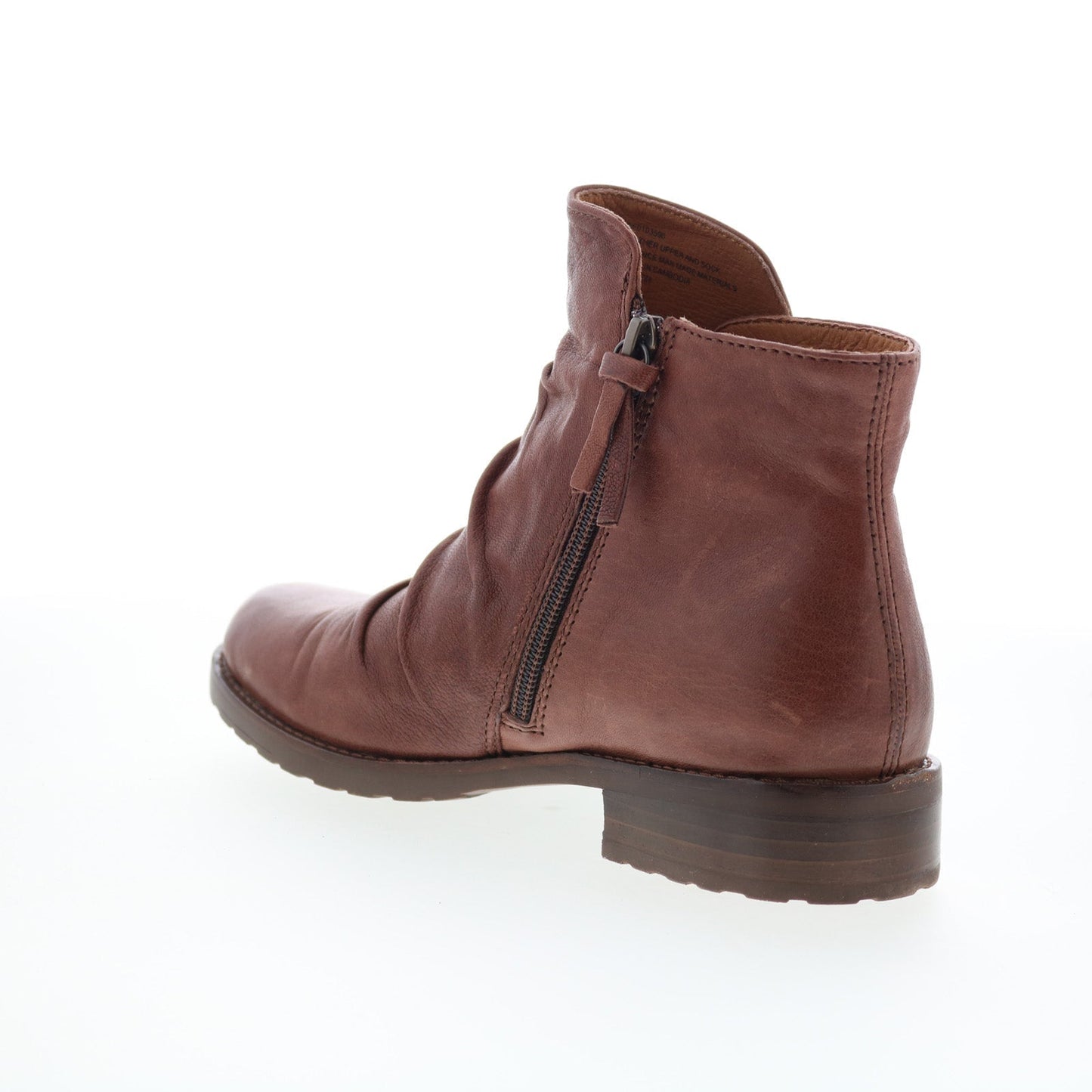 Sofft Beckie II SF01035 Womens Brown Leather Zipper Ankle & Booties Boots