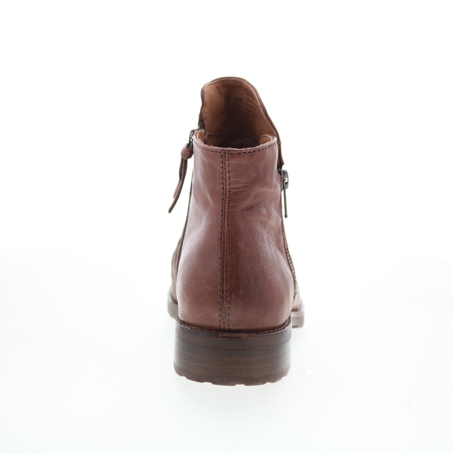 Sofft Beckie II SF01035 Womens Brown Leather Zipper Ankle & Booties Boots