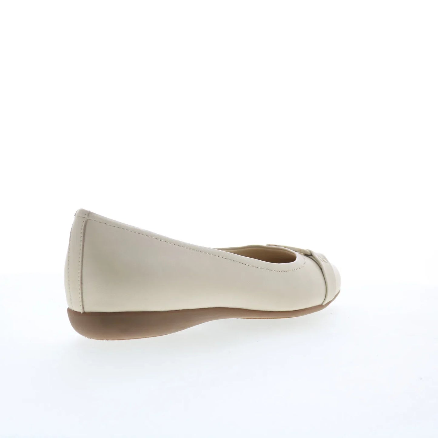 Trotters Sizzle Signature T1251-112 Womens Beige Leather Ballet Flats Shoes