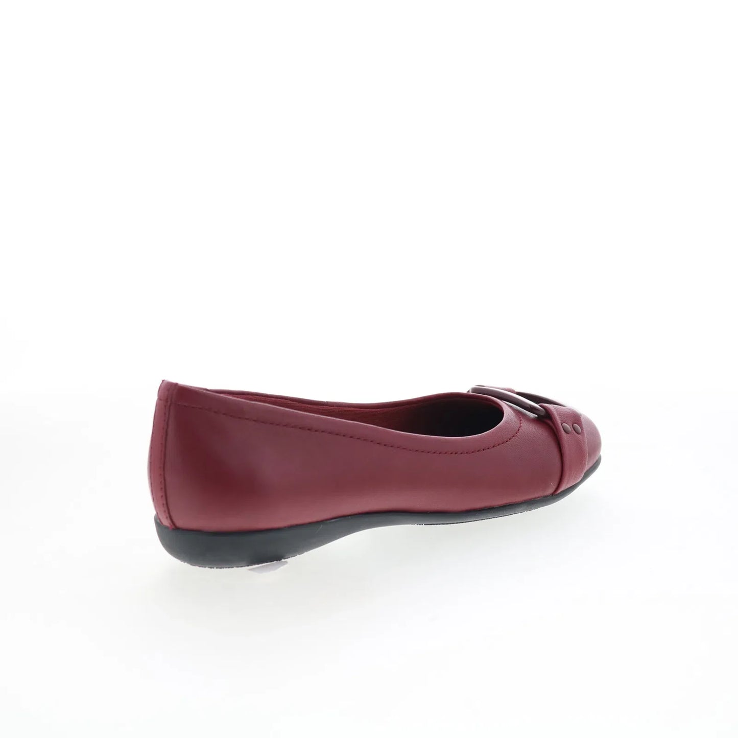 Trotters Sizzle Signature T1251-642 Womens Red Leather Ballet Flats Shoes