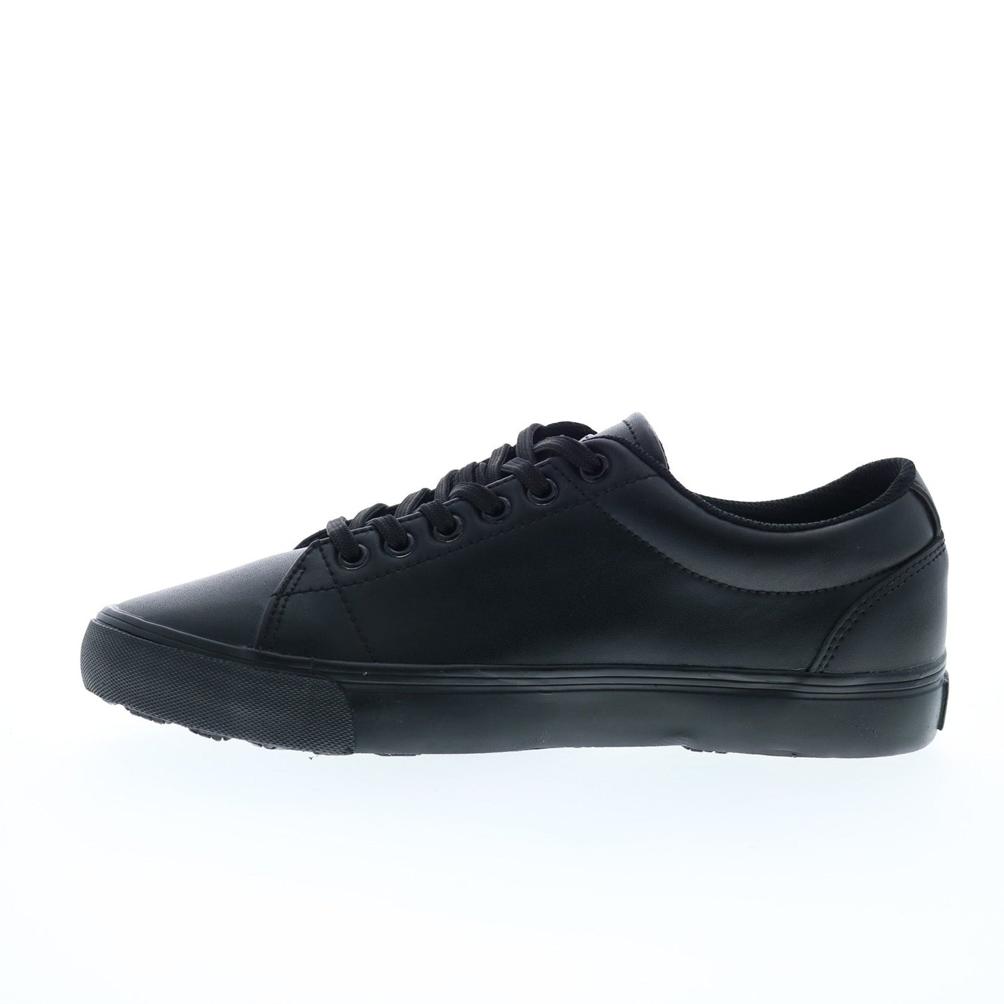 SlipGrips Slip Resistant Shoe Womens Black Wide Athletic Work & Safety Shoes