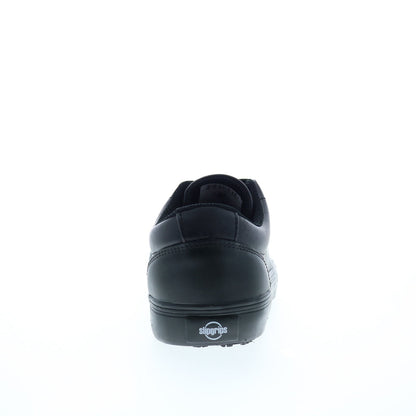 SlipGrips Slip Resistant Shoe Womens Black Athletic Work & Safety Shoes