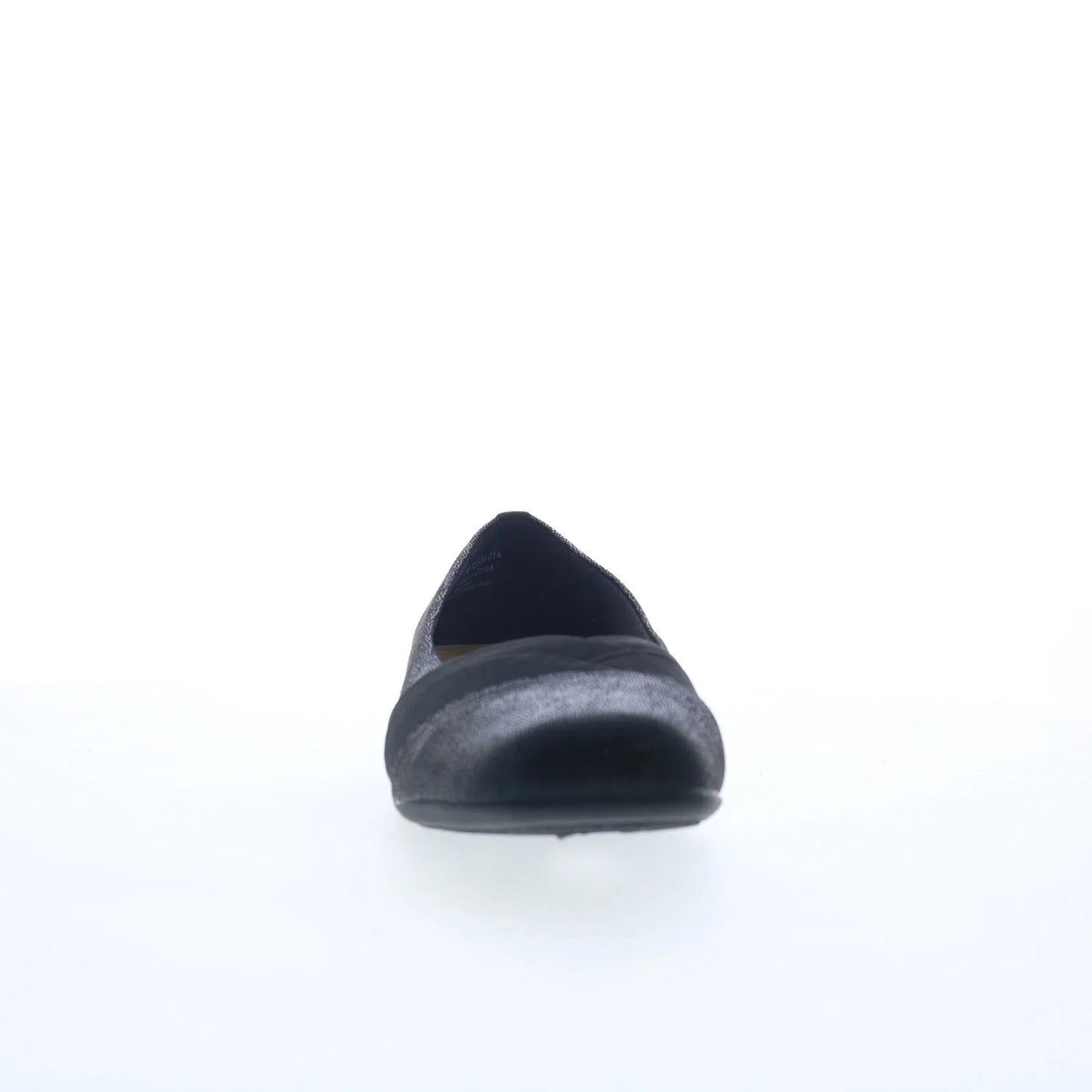 Trotters Stella T2374-014 Womens Black Synthetic Slip On Ballet Flats Shoes