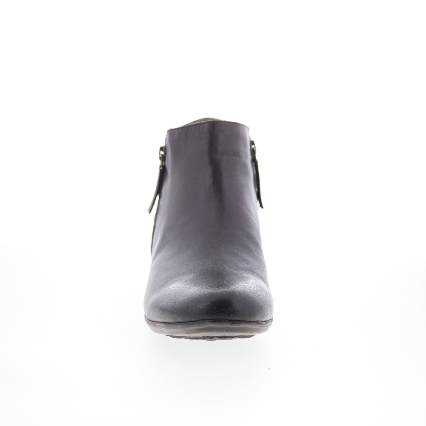 Trotters Major T1762-235 Womens Brown Leather Zipper Ankle & Booties Boots