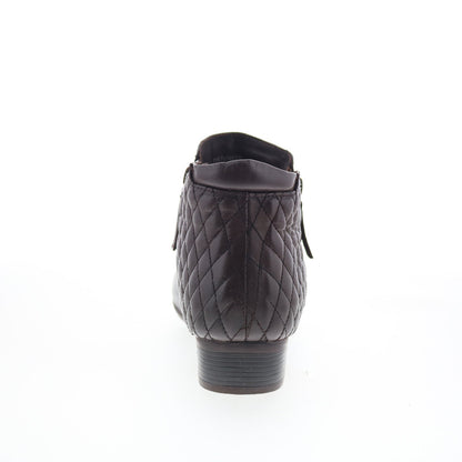 Trotters Major T1762-235 Womens Brown Leather Zipper Ankle & Booties Boots