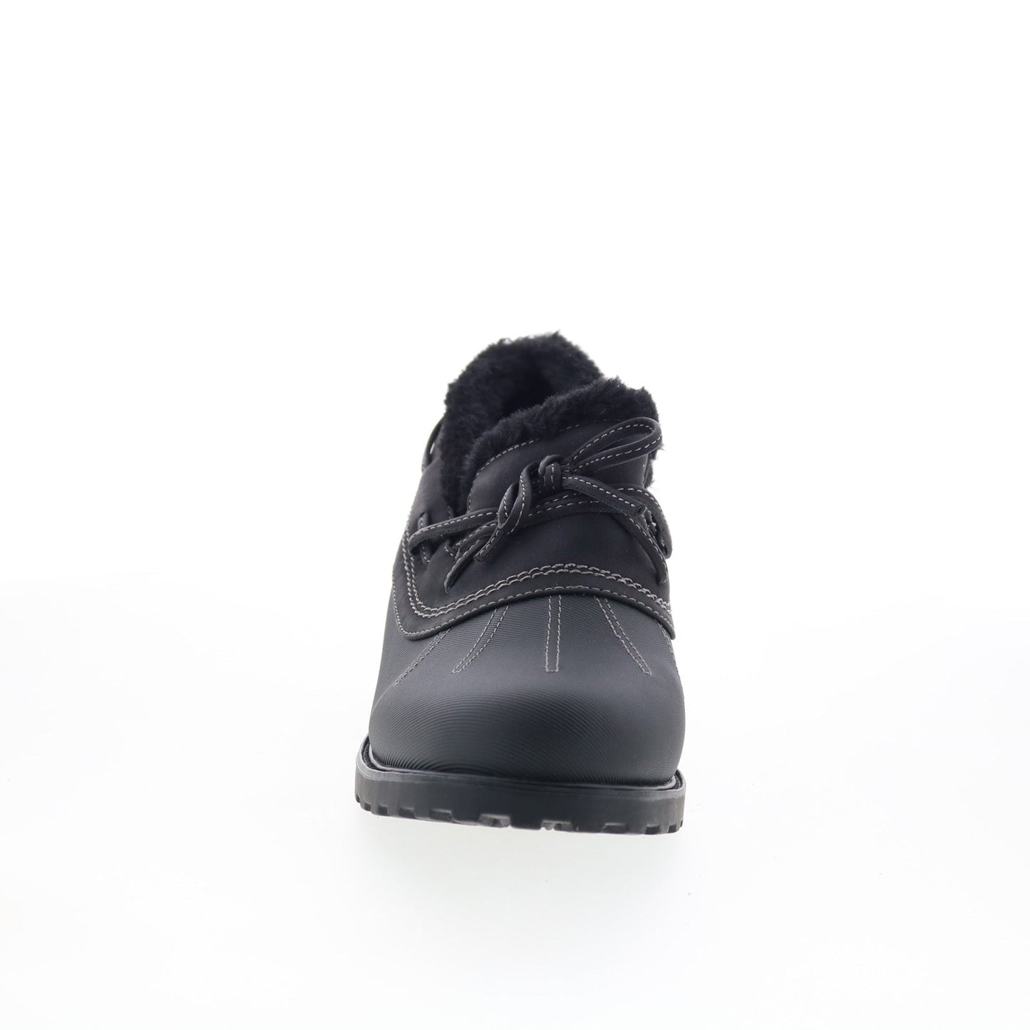 Trotters Belle T1966-013 Womens Black Synthetic Lace Up Ankle & Booties Boots